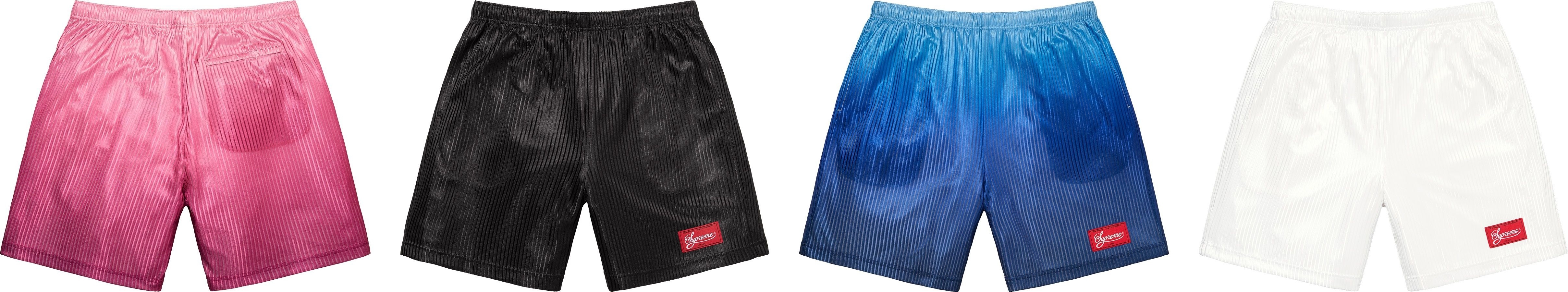 Gradient Mesh Stripe Baggy Short